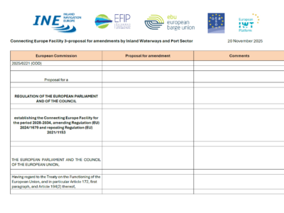 INE amendments to draft CEF3 regulation